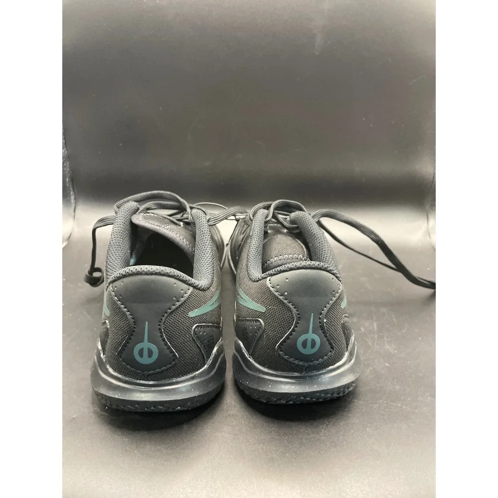 Nike Jr Tiempo Legend 10 Academy IC Soccer Shoes Black Teal DV4354-002 Size 4.5Y